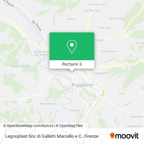 Mappa Legnoplast Snc di Galletti Marcello e C.