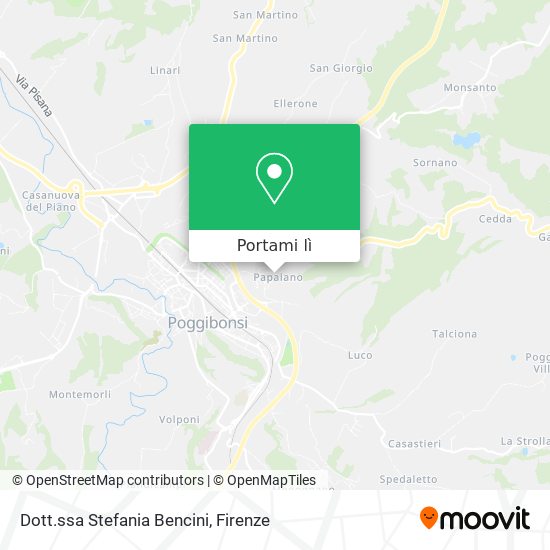 Mappa Dott.ssa Stefania Bencini