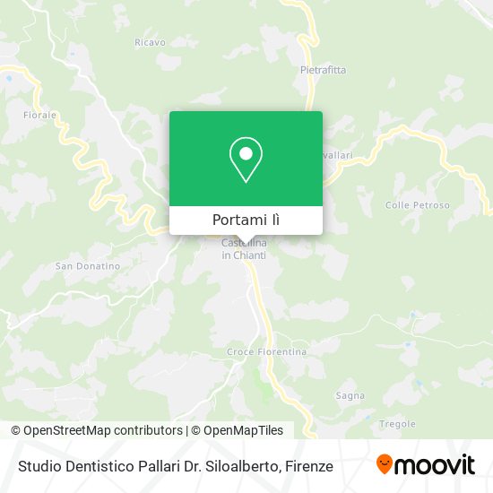 Mappa Studio Dentistico Pallari Dr. Siloalberto