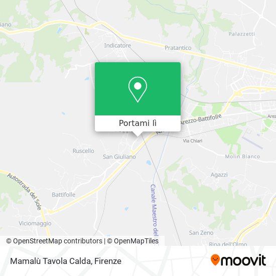 Mappa Mamalù Tavola Calda