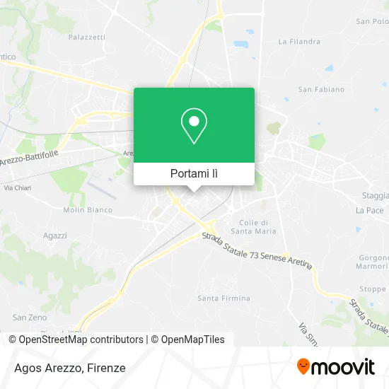 Mappa Agos Arezzo