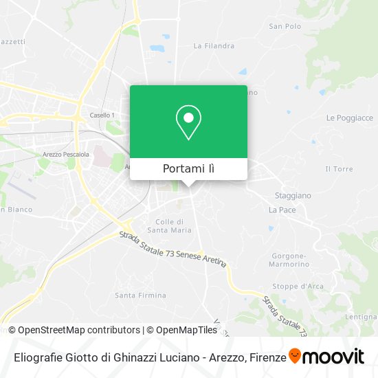 Mappa Eliografie Giotto di Ghinazzi Luciano - Arezzo