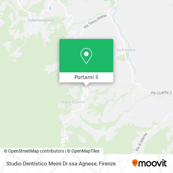 Mappa Studio Dentistico Meini Dr.ssa Agnese
