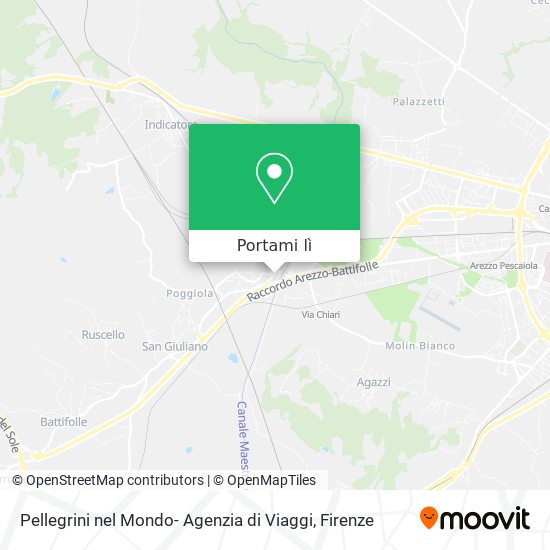 Mappa Pellegrini nel Mondo- Agenzia di Viaggi