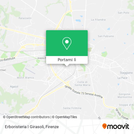 Mappa Erboristeria I Girasoli