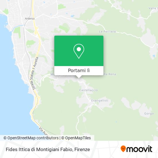 Mappa Fides Ittica di Montigiani Fabio