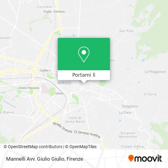 Mappa Mannelli Avv. Giulio Giulio