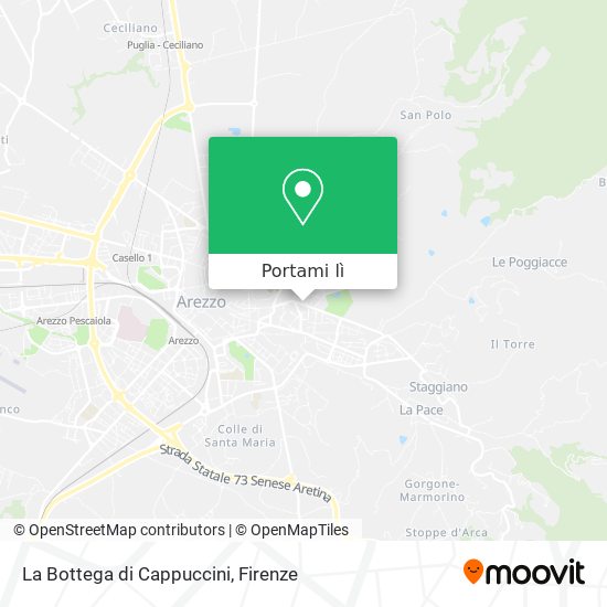 Mappa La Bottega di Cappuccini