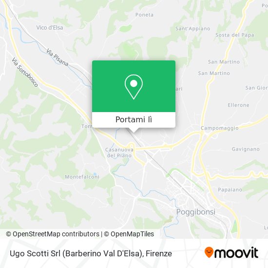 Mappa Ugo Scotti Srl (Barberino Val D'Elsa)
