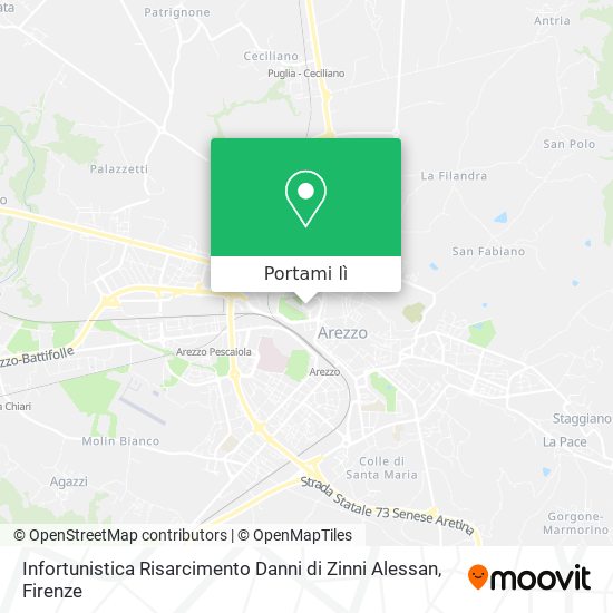 Mappa Infortunistica Risarcimento Danni di Zinni Alessan