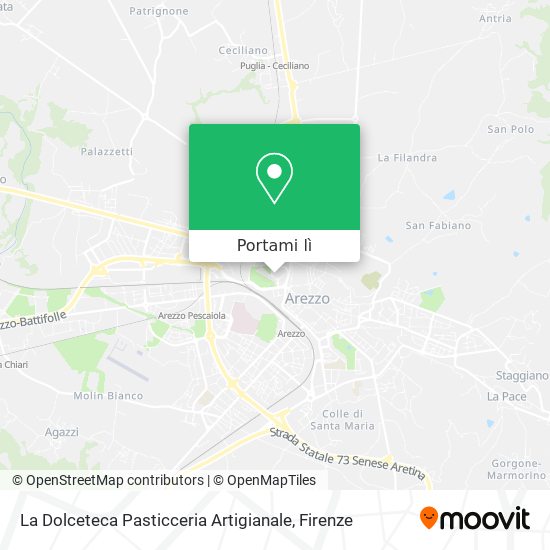 Mappa La Dolceteca Pasticceria Artigianale