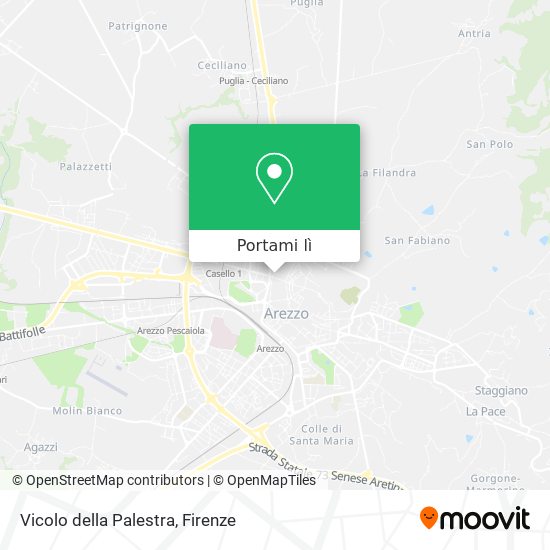 Mappa Vicolo della Palestra