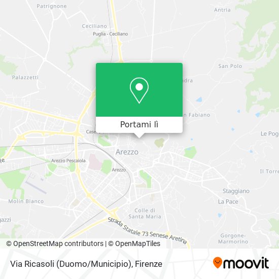 Mappa Via Ricasoli (Duomo/Municipio)