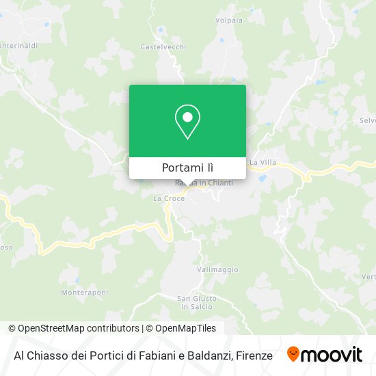 Mappa Al Chiasso dei Portici di Fabiani e Baldanzi