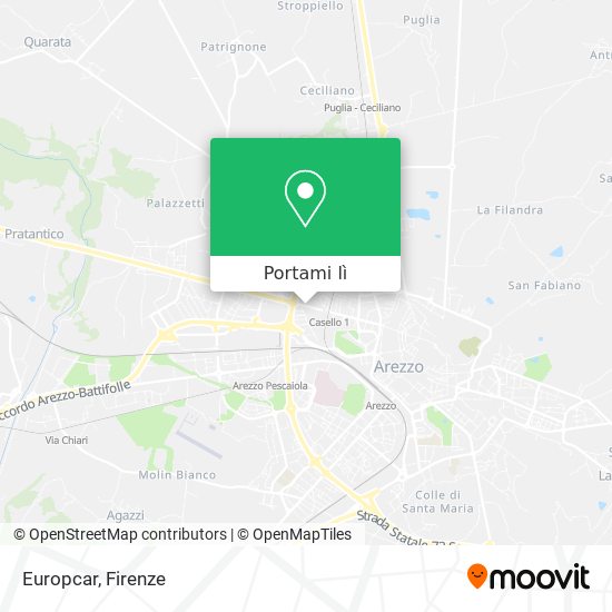 Mappa Europcar