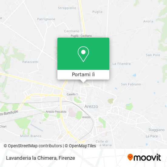 Mappa Lavanderia la Chimera