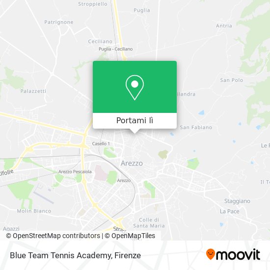 Mappa Blue Team Tennis Academy