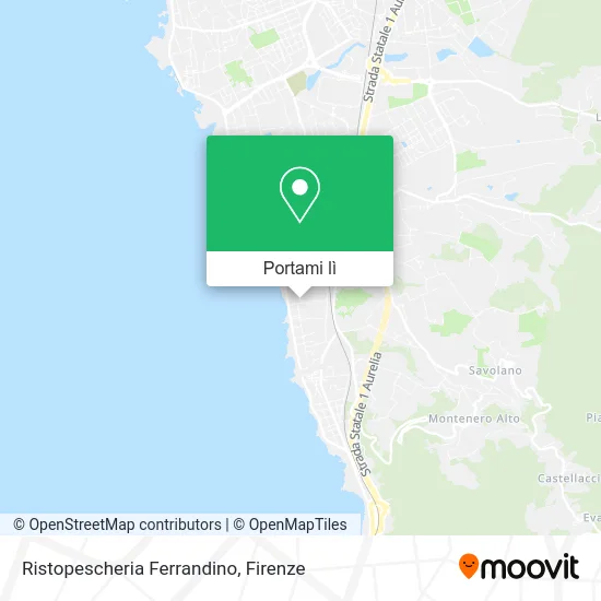 Mappa Ristopescheria Ferrandino