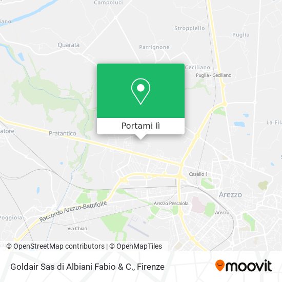 Mappa Goldair Sas di Albiani Fabio & C.