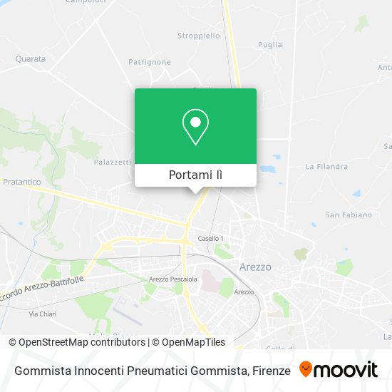 Mappa Gommista Innocenti Pneumatici Gommista