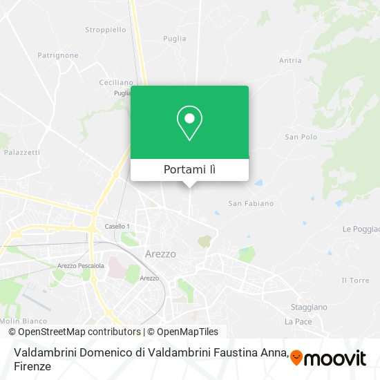 Mappa Valdambrini Domenico di Valdambrini Faustina Anna