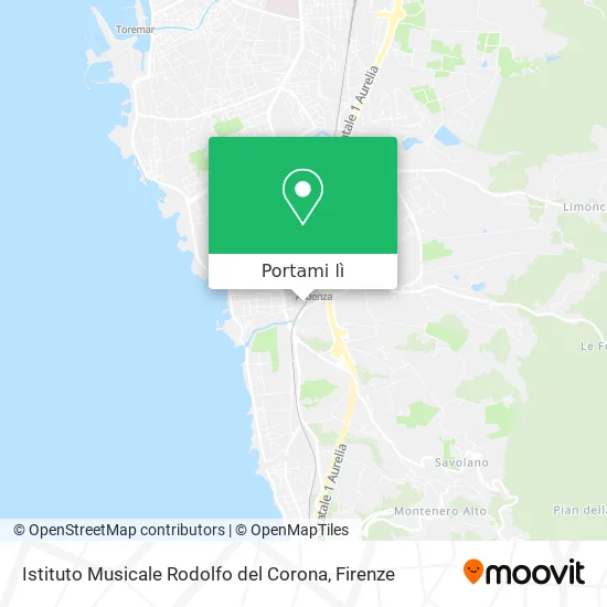 Mappa Istituto Musicale Rodolfo del Corona