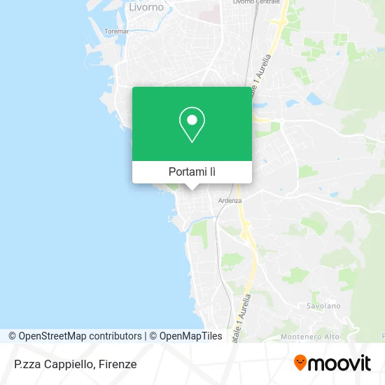 Mappa P.zza Cappiello