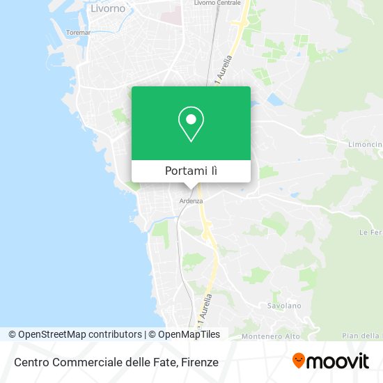 Mappa Centro Commerciale delle Fate