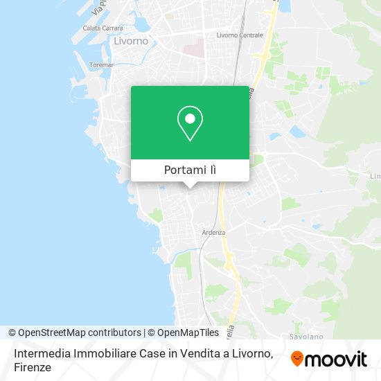 Mappa Intermedia Immobiliare Case in Vendita a Livorno