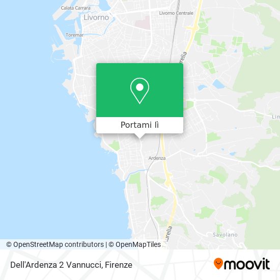 Mappa Dell'Ardenza 2 Vannucci