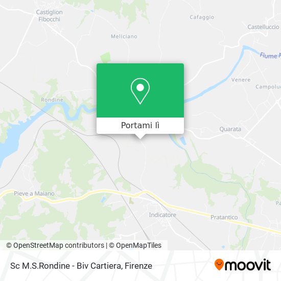 Mappa Sc M.S.Rondine - Biv Cartiera