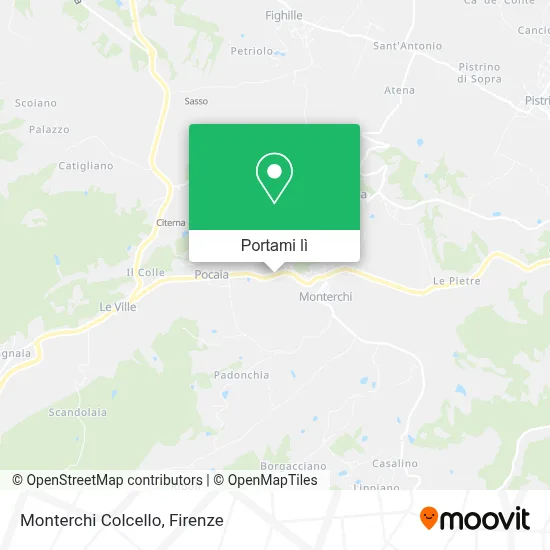 Mappa Monterchi Colcello