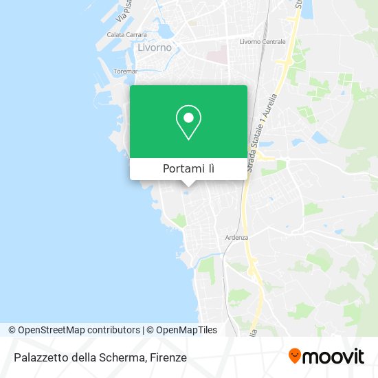 Mappa Palazzetto della Scherma
