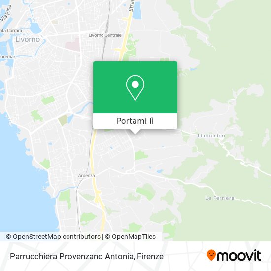 Mappa Parrucchiera Provenzano Antonia