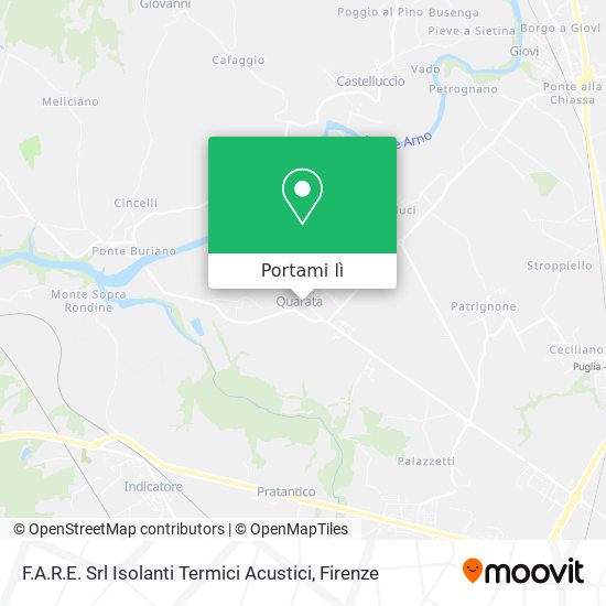 Mappa F.A.R.E. Srl Isolanti Termici Acustici
