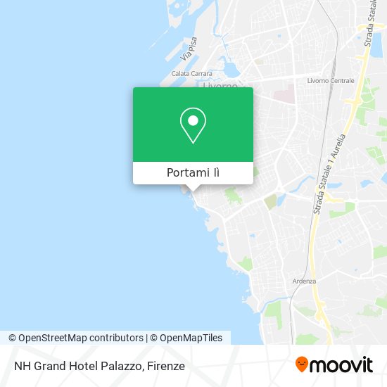 Mappa NH Grand Hotel Palazzo