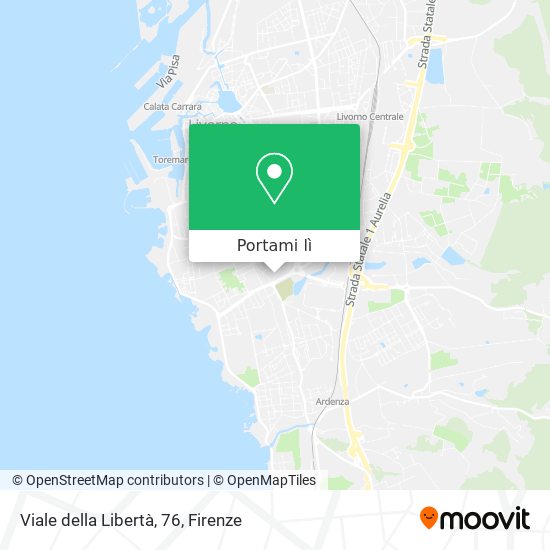 Mappa Viale della Libertà, 76