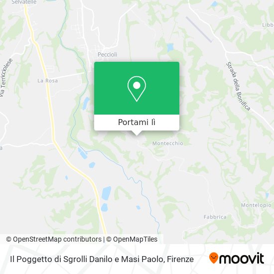 Mappa Il Poggetto di Sgrolli Danilo e Masi Paolo