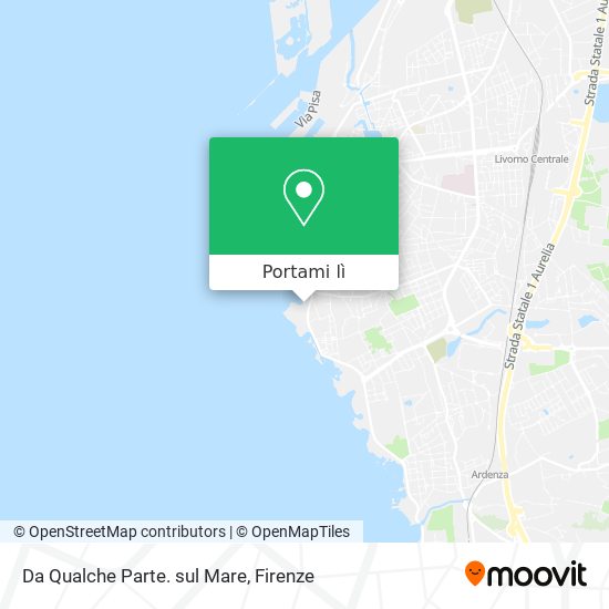 Mappa Da Qualche Parte. sul Mare