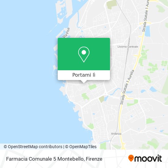 Mappa Farmacia Comunale 5 Montebello
