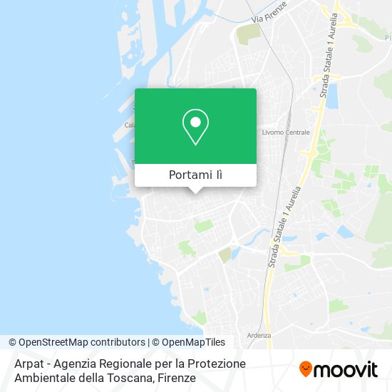 Mappa Arpat - Agenzia Regionale per la Protezione Ambientale della Toscana