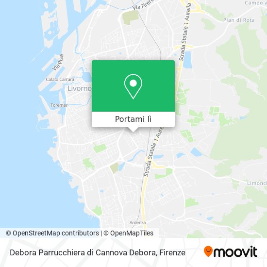Mappa Debora Parrucchiera di Cannova Debora