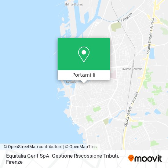 Mappa Equitalia Gerit SpA- Gestione Riscossione Tributi