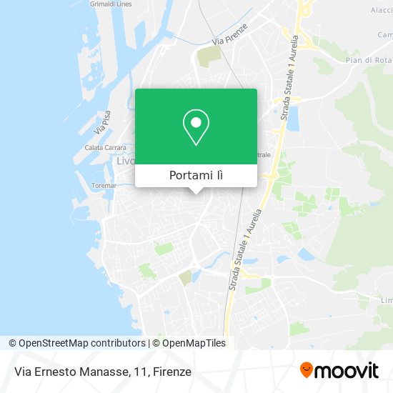 Mappa Via Ernesto Manasse, 11