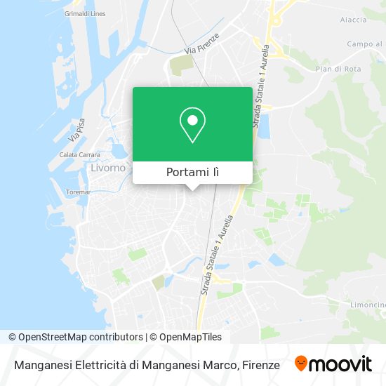 Mappa Manganesi Elettricità di Manganesi Marco