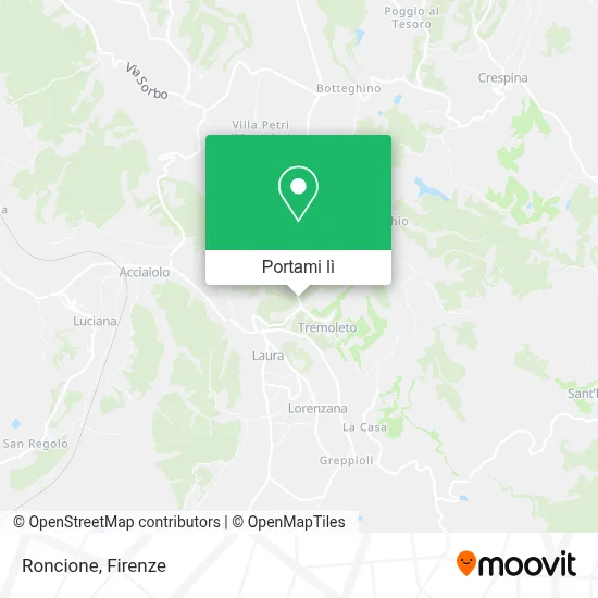 Mappa Roncione