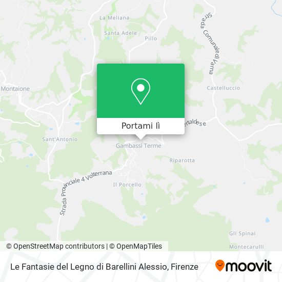 Mappa Le Fantasie del Legno di Barellini Alessio