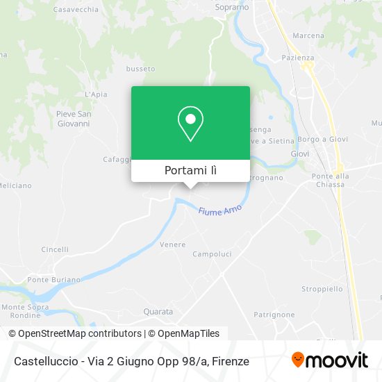 Mappa Castelluccio - Via 2 Giugno Opp 98 / a