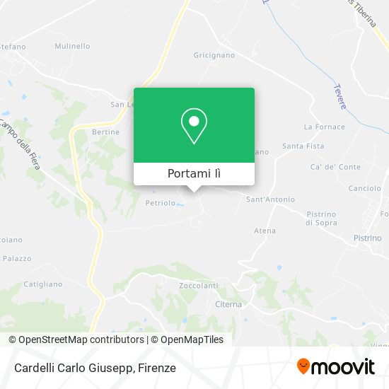 Mappa Cardelli Carlo Giusepp