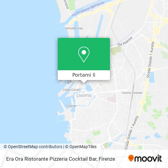Mappa Era Ora Ristorante Pizzeria Cocktail Bar